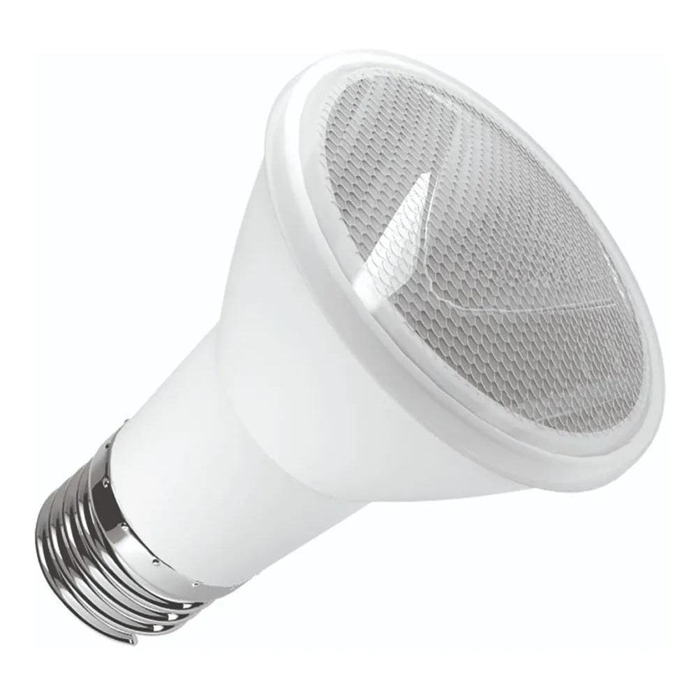 2X Lâmpada Led Luminatti Par 20 6W E27 2700K Luz Amarela