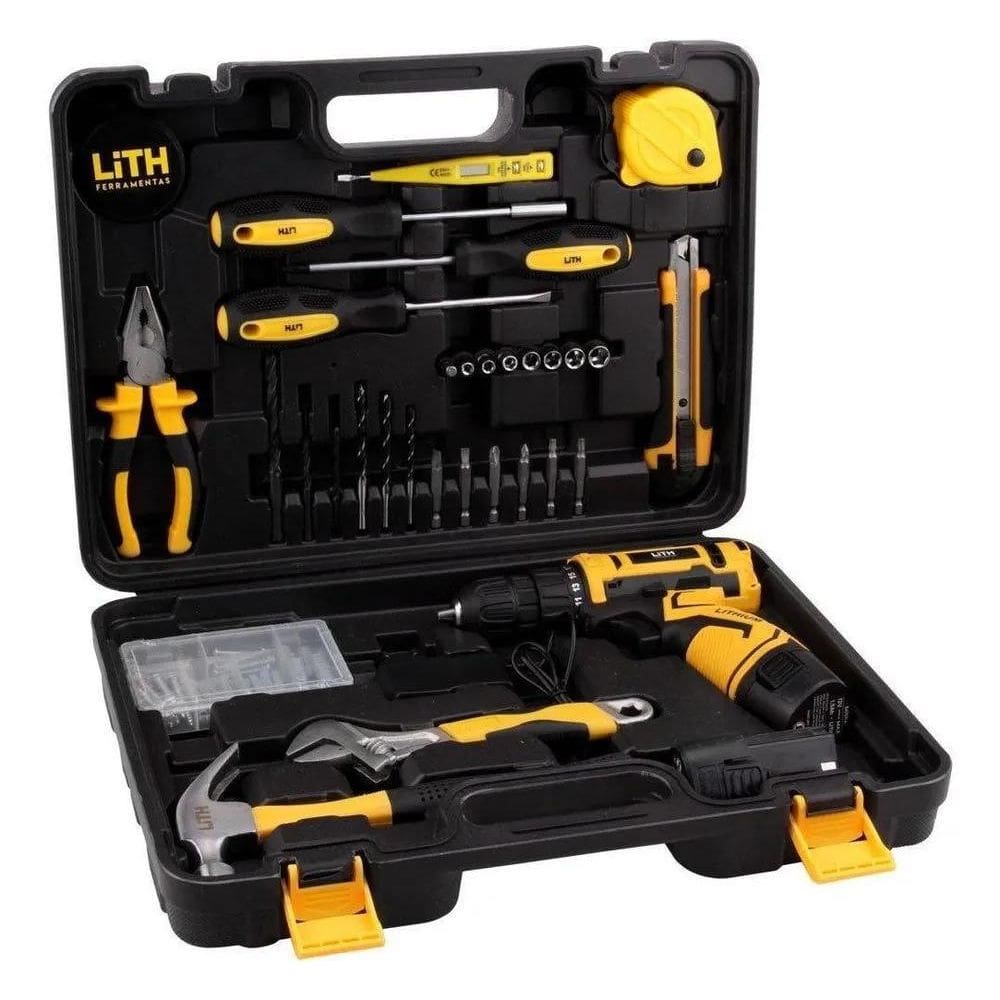 Parafusadeira/Furadeira A Bateria 12V Lítio E Acessórios