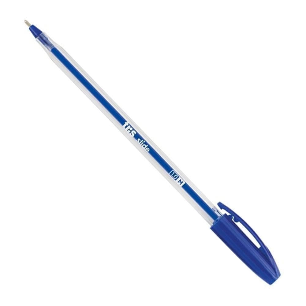 Caneta Esferográfica Slide 1.0Mm Azul Tris