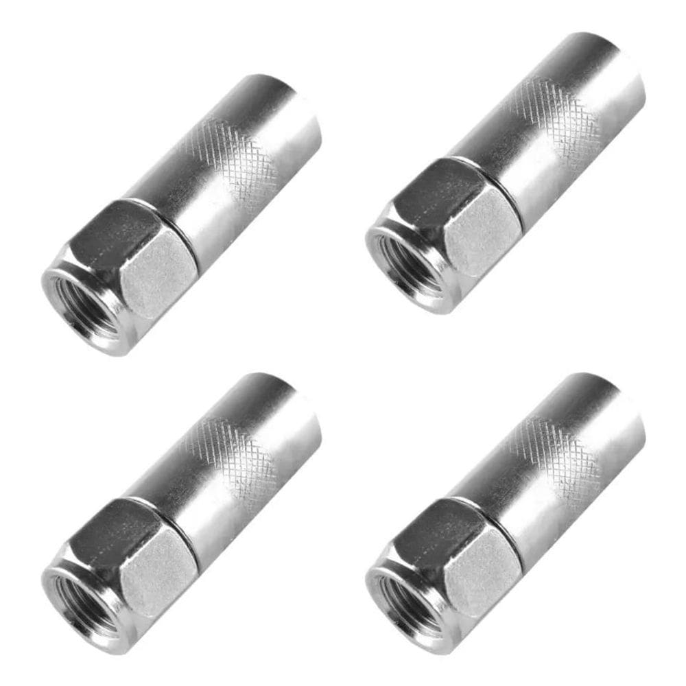 2X Kit 4 Bico Pino Bomba Engraxadeira Acoplador Hidraulico G