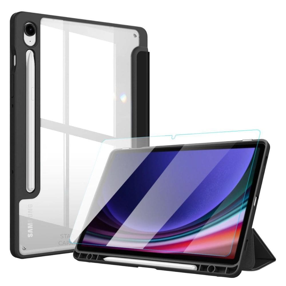Capa Acrílico + Película Tab Samsung S9 Fe 10.9 X510