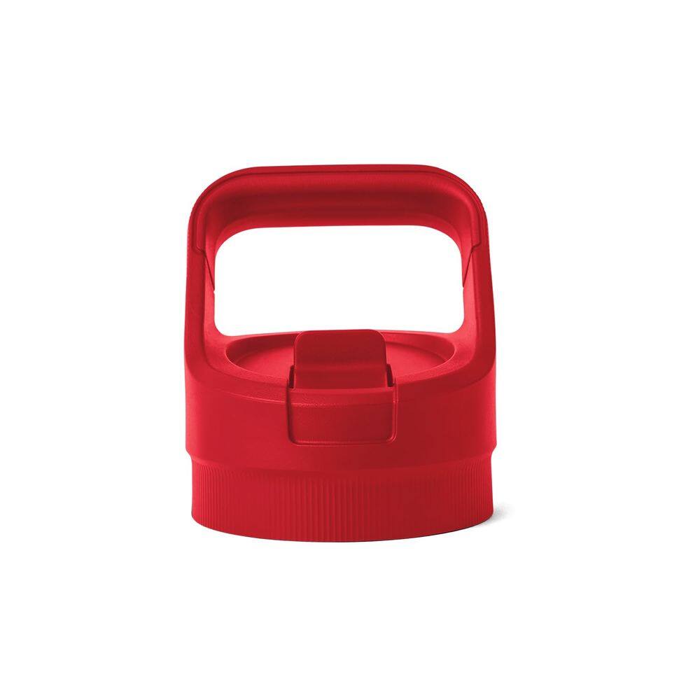 Tampa de palha para YETI Yonder Bottle Color Matched Rescue Red