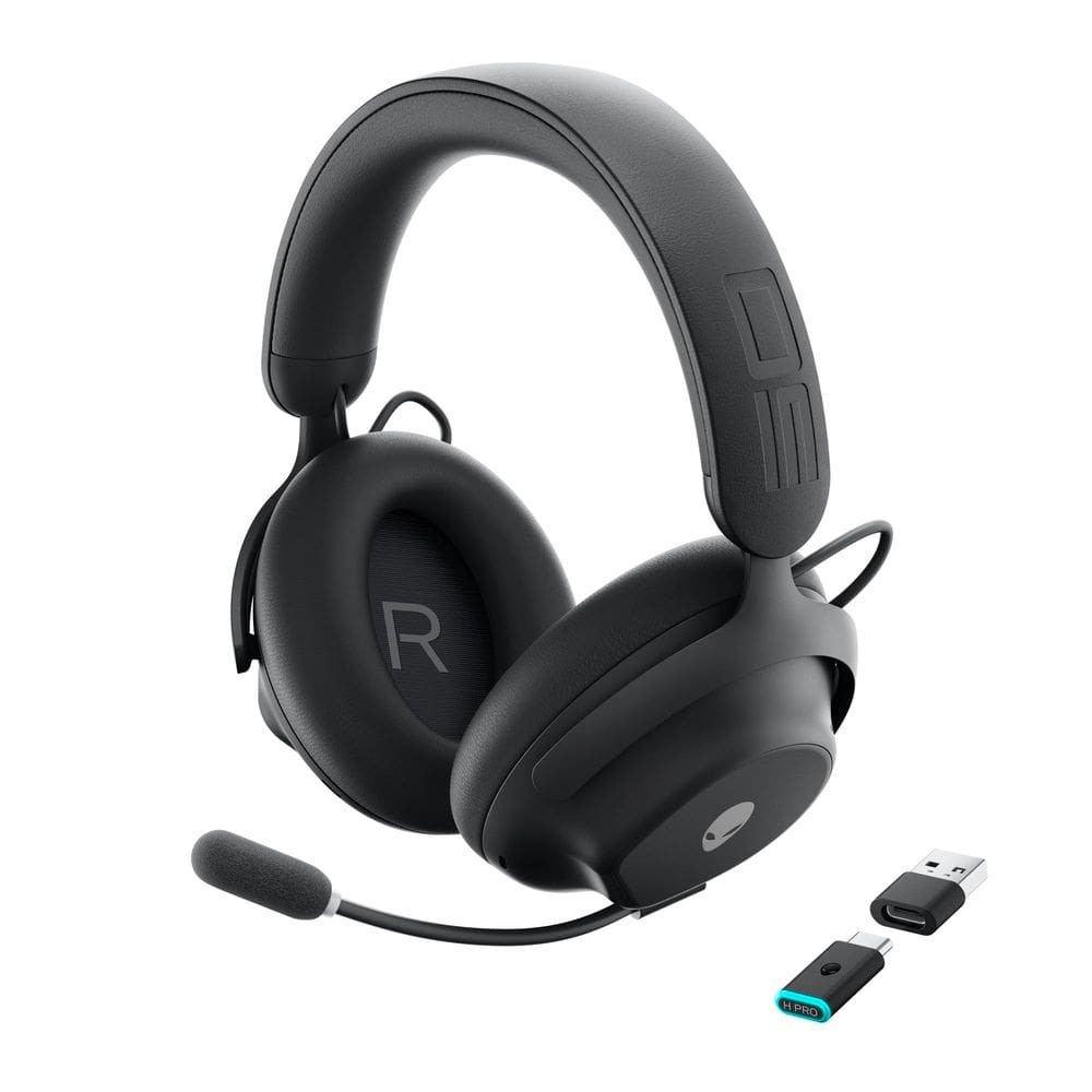 Fone de ouvido para jogos Alienware Pro Wireless com fio/sem fio Bluetooth