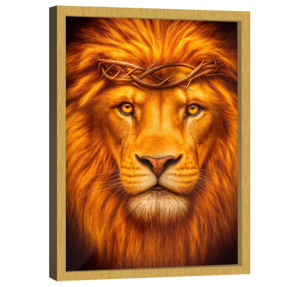 Quadro Decorativo Leão Celestial