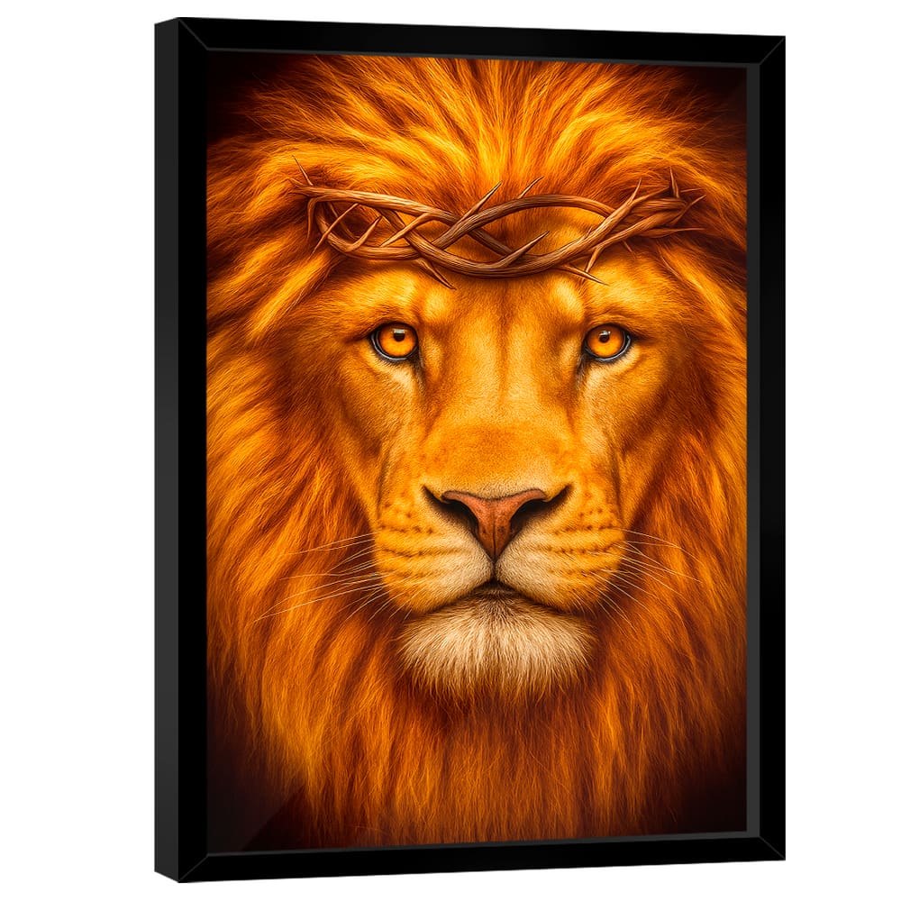 Quadro Decorativo Leão Celestial