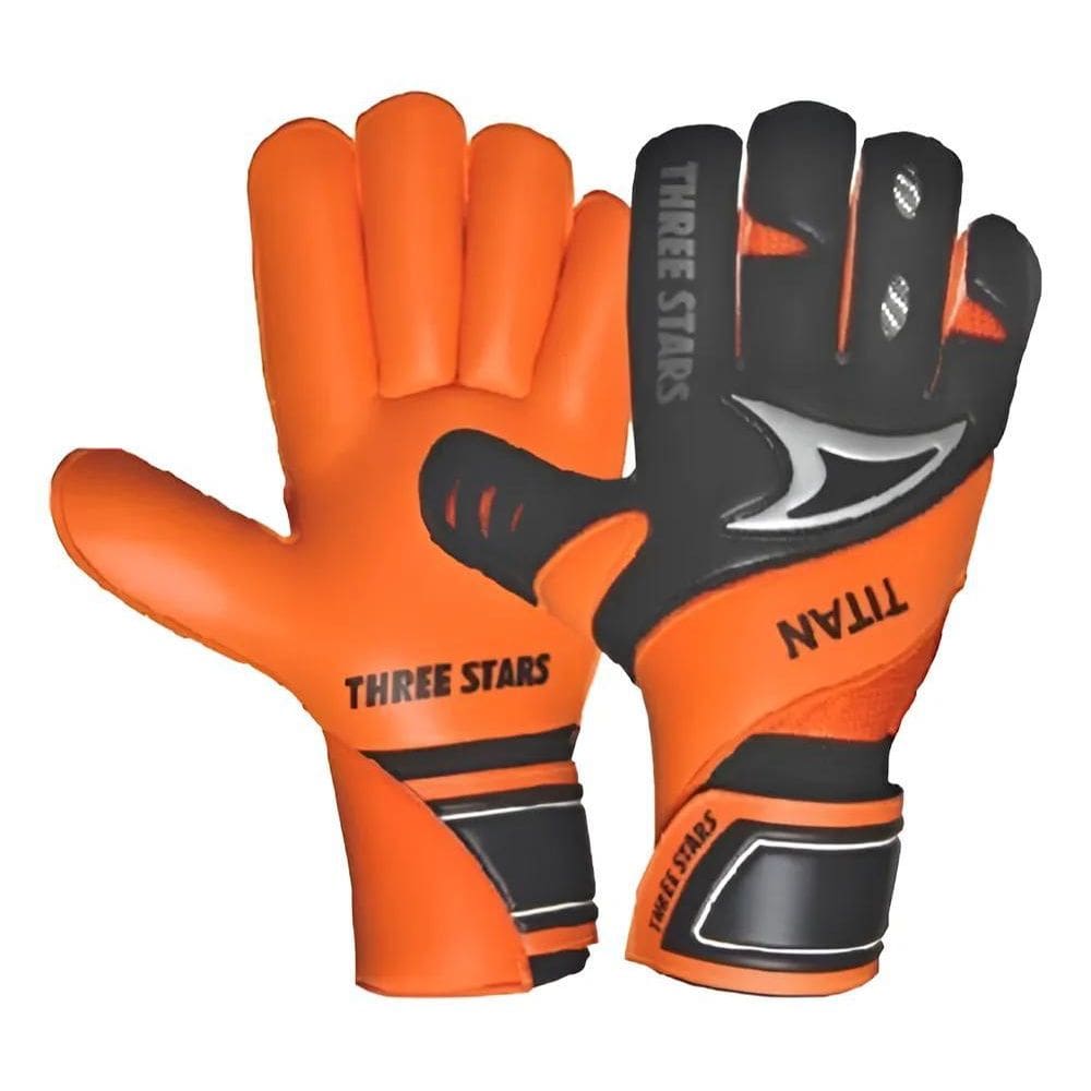 2X Luva Goleiro Profissional Three Stars Titan