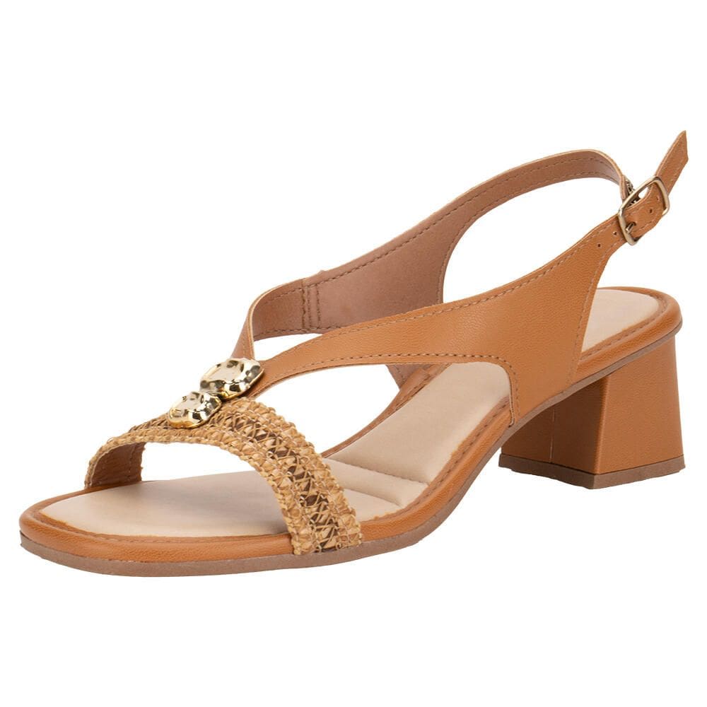 Sandália Feminina Salto Grosso Mississipi Mf722