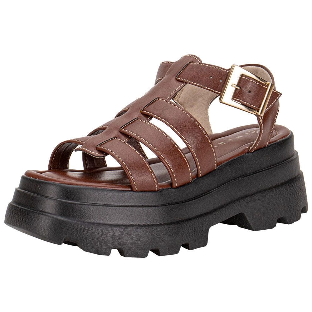 Sandália Feminina Salto Grosso Ramarim 2542203