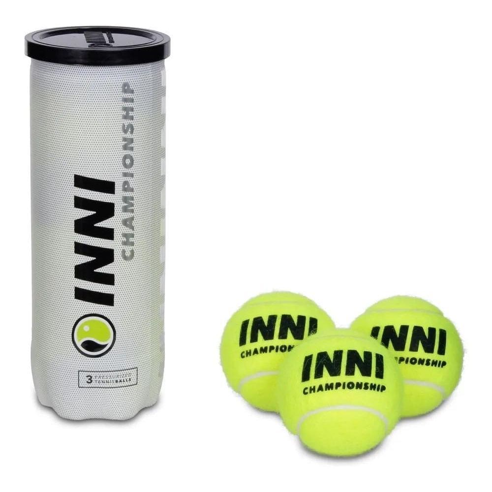 2X Bola De Tênis Inni Master - 1 Tubo Com 3 Bolas