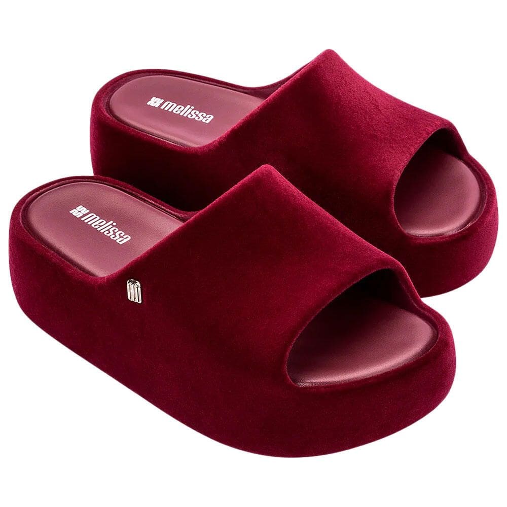 Melissa Free Platform Slide Velvet 37846