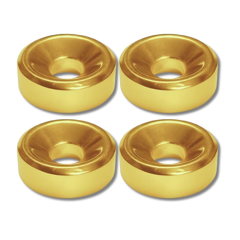 Kit 4 Bucha Para Junção De Braço Guitarra Dourado