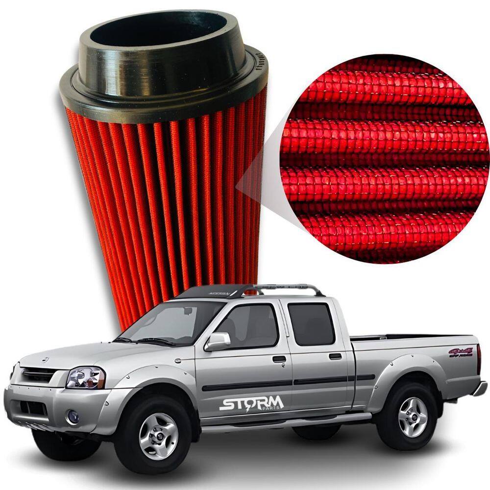 Filtro Ar Esportivo Nissan Frontier 2.8 Diesel 2003 A 2008