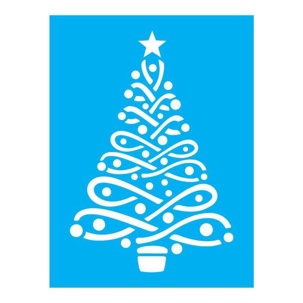 Stencil Tamako Árvore Natal - 15X20Cm - Ref 918