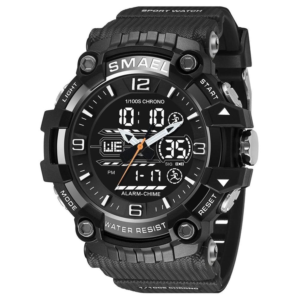 Relógio Masculino Smael Anadigi 8089 Preto