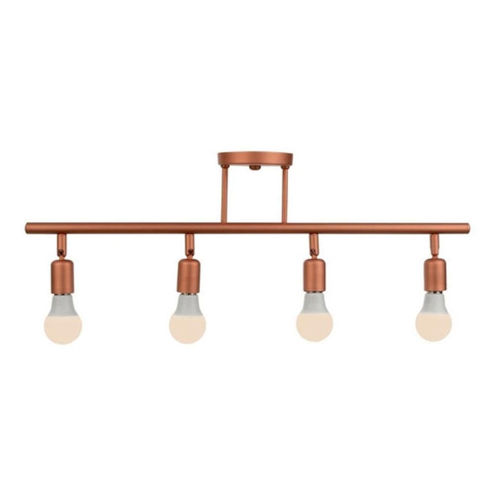 Luminária Articulada Plafon Trilho 4 Spot E27 Casa Cozinha