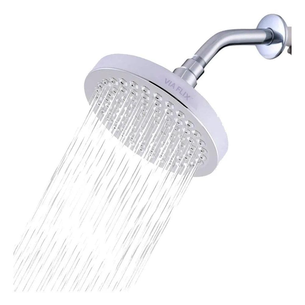 2X Ducha Chuveiro De Parede Cromado Alta Pressão Para Banhei