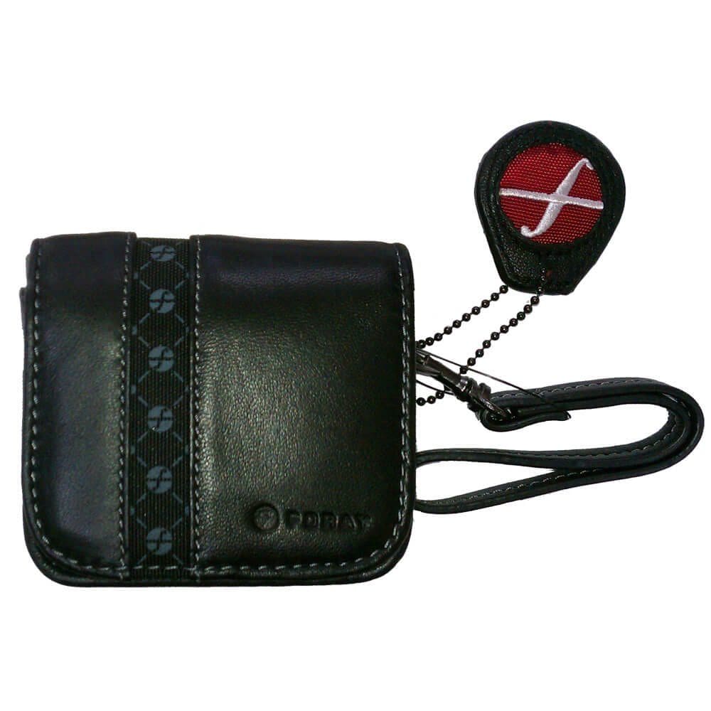 Bolsa de câmera Foray FOR110TRBLK em couro compacta digital
