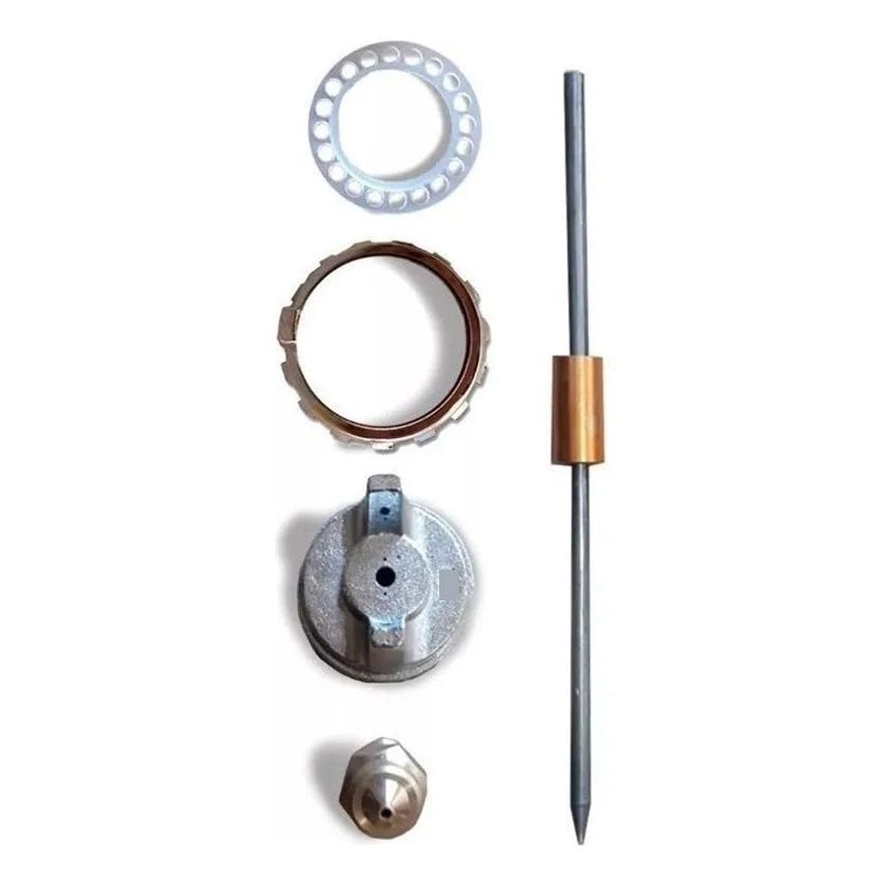 2X Kit Reparo - Bico Agulha Capa Para Pistola De Pintura 1.5