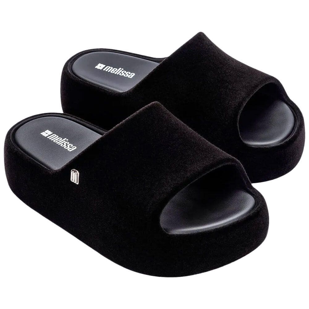Melissa Free Platform Slide Velvet 37846