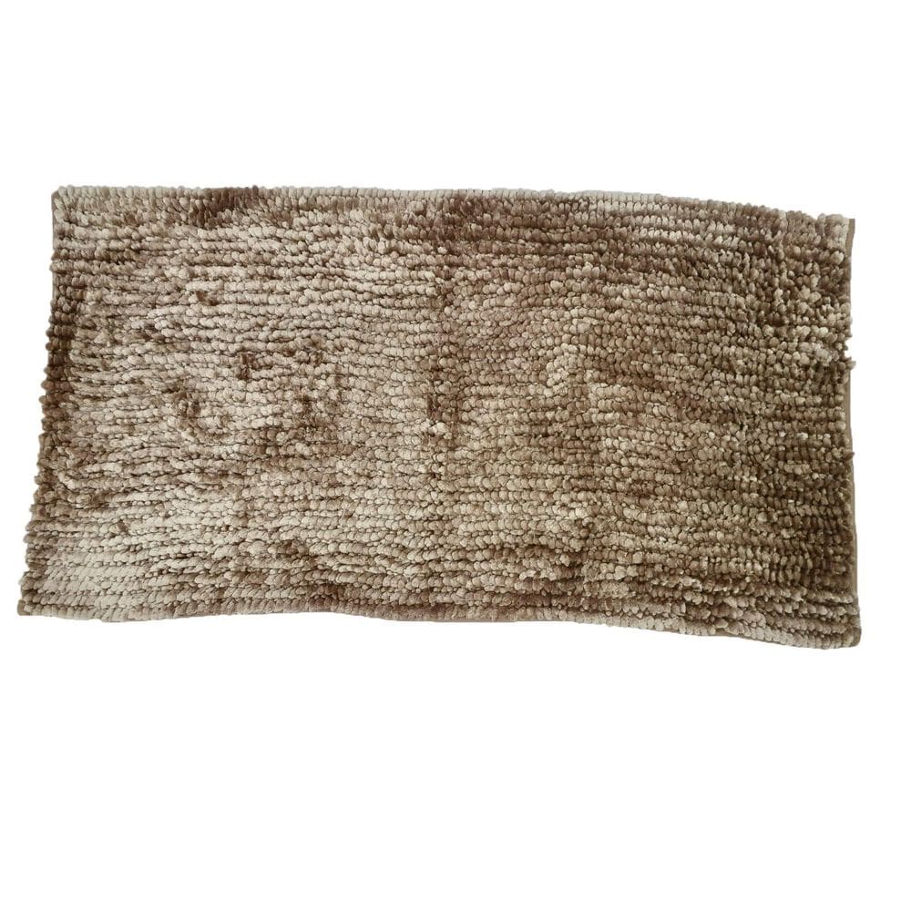 Tapete Passadeira Macio 50 Cm X 100 Cm Bouclê Paris - Bege