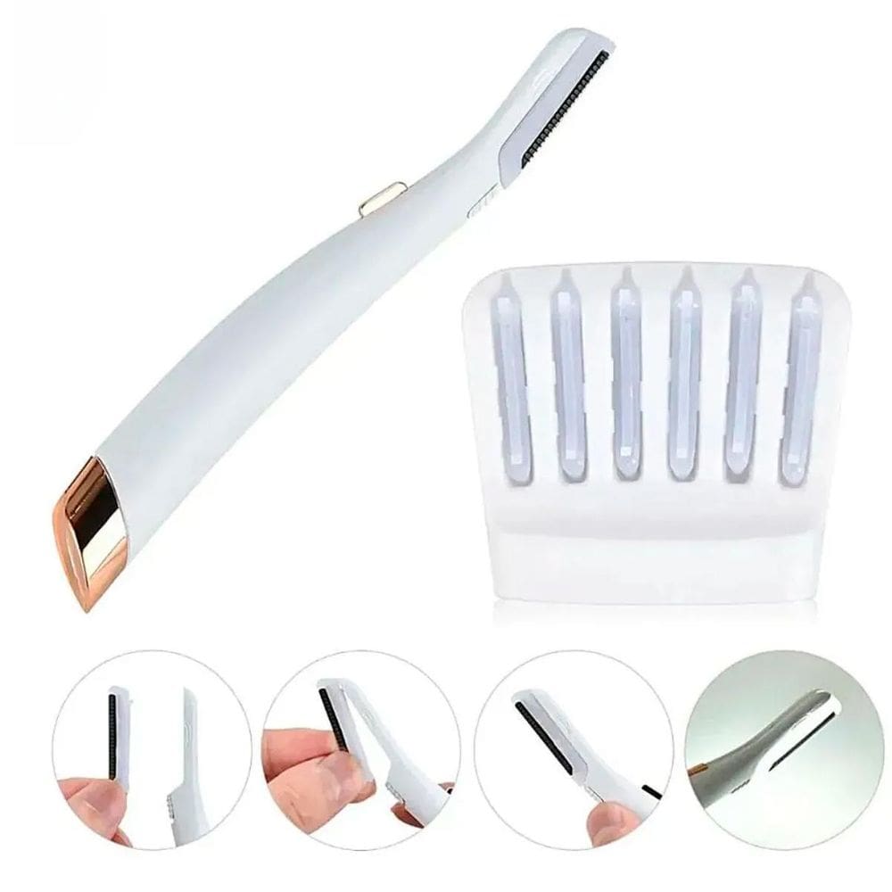 Esfoliador Portátil Com Cabo Para Depilação Facial