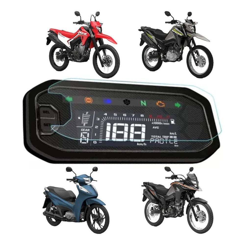 Pelicula Anti Risco Painel Honda Tornado 300 Biz Bros 2025