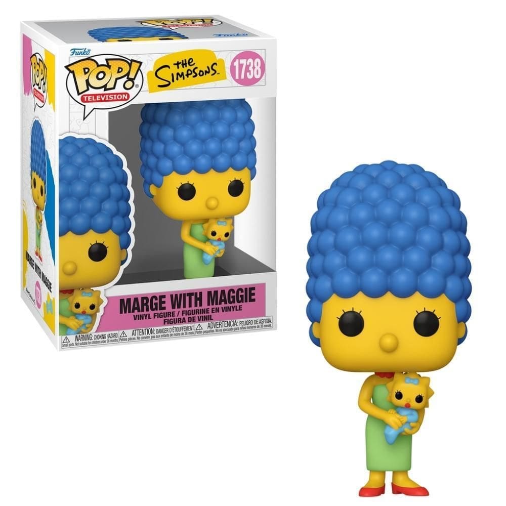 Boneco Funko Pop Os Simpsons - Marge Com Maggie