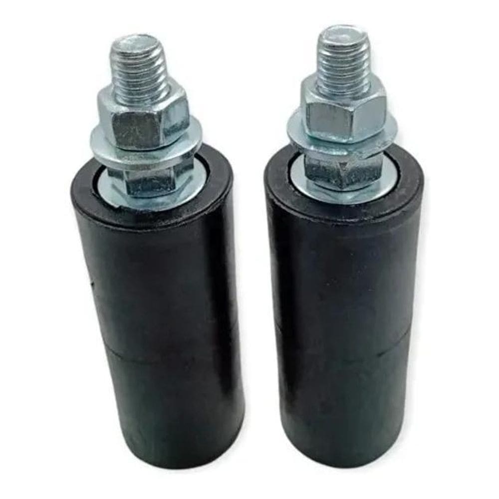 2X Guia Rolete Para Portão 30 Mm X 70 Mm  2 Unidades