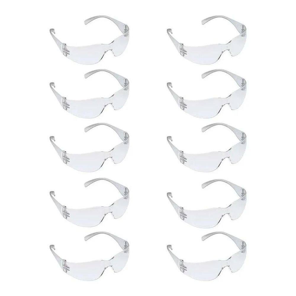 2X Kit 10 Óculos De Proteção Croma Oval Segurança Epi Obra