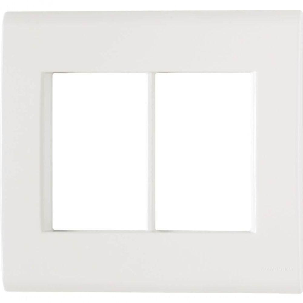 Placa 6 Postos Tramontina 4x4 Liz Branca