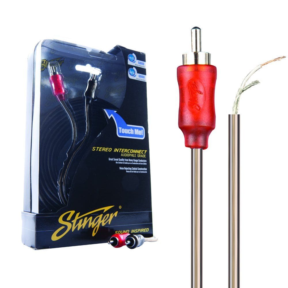 Cabo STINGER SI1220 6m 1000 Series estéreo RCA de 2 canais