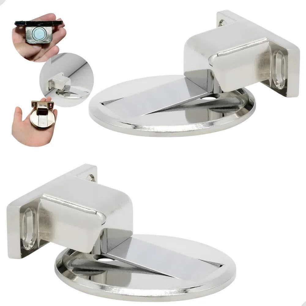 2X Kit 2 Prendedor De Porta Com Imã Fixador De Porta Magnéti