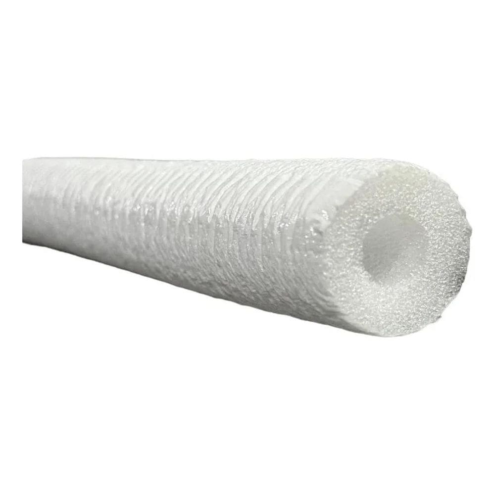 2X Tubo Isolante Esponjoso Blindado Branco 5/8 Cobre Ar Cond