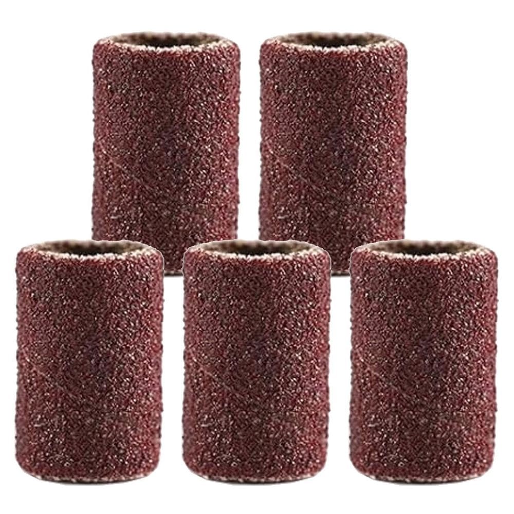 Kit 5 Tubos De Lixa 6.4Mm 1/4 Grão 400 Para Micro Retíficas