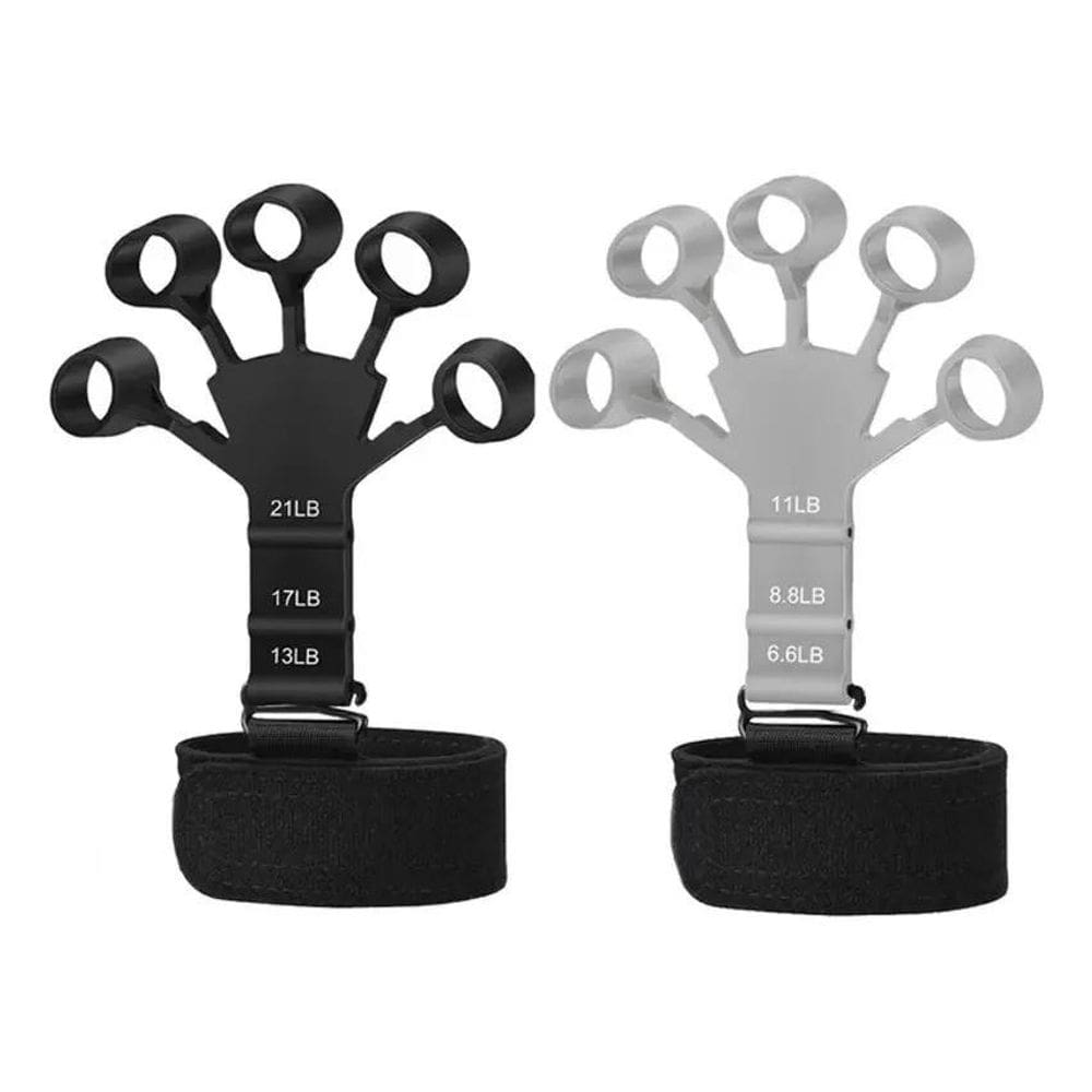2X Exercitador De Dedos Flexor Force De Dedos Hand Grip Punh