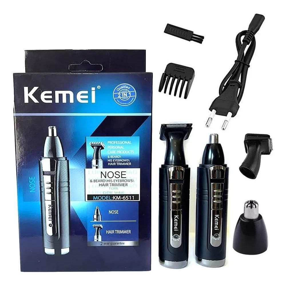 Barbeador Eletrico Sem Fio Recarregavel Barba Nariz Orelha