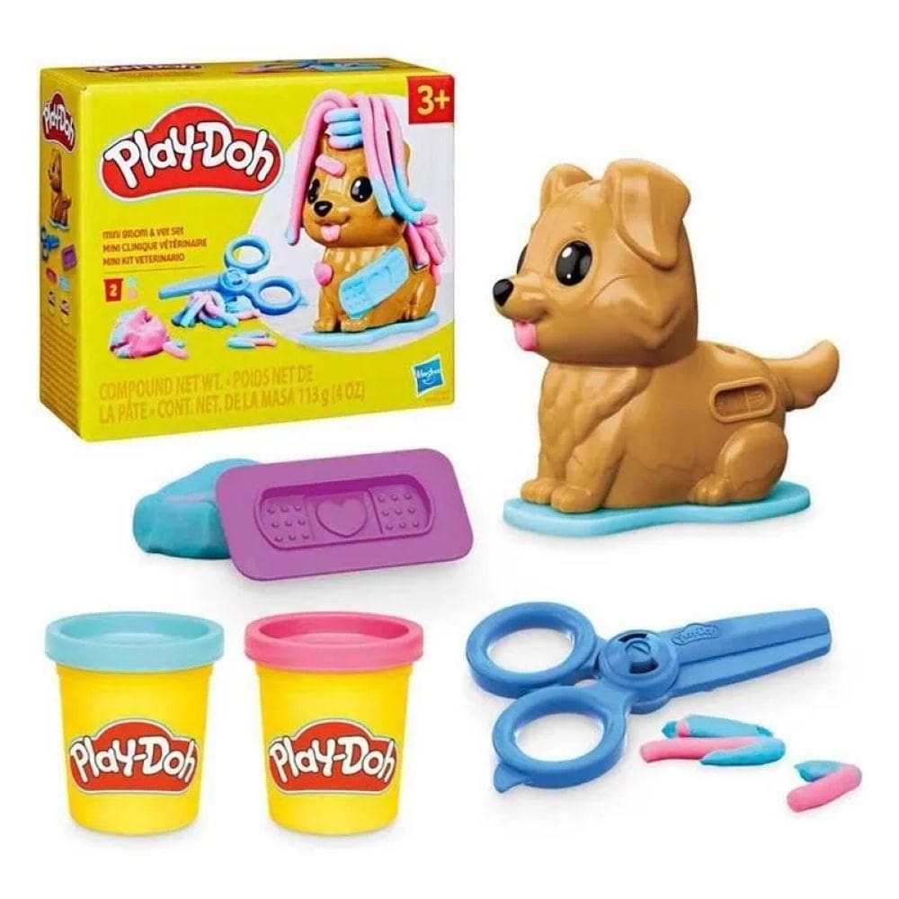 Massinhas Play Doh Mini Kit Veterinário F7908 - Hasbro