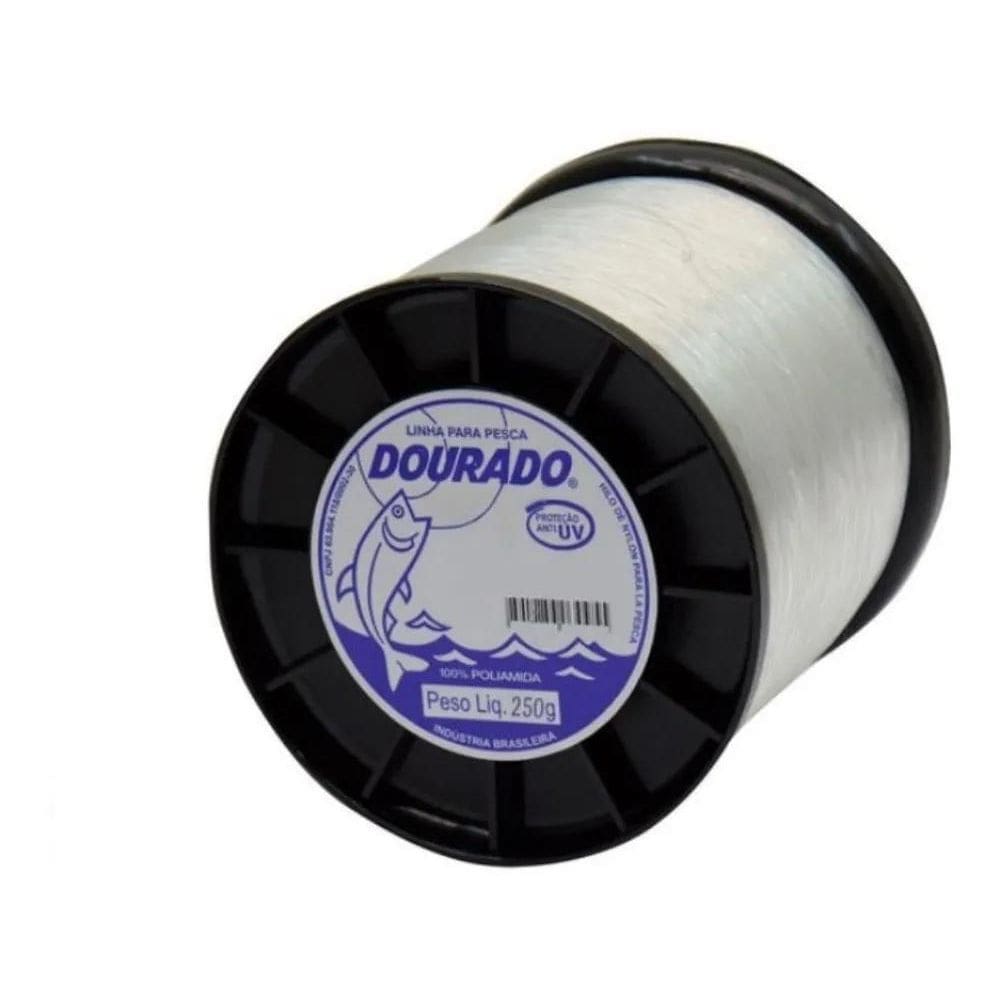 2X Linha Pesca Dourado 250 Gramas Monofilamento Mazzaferro