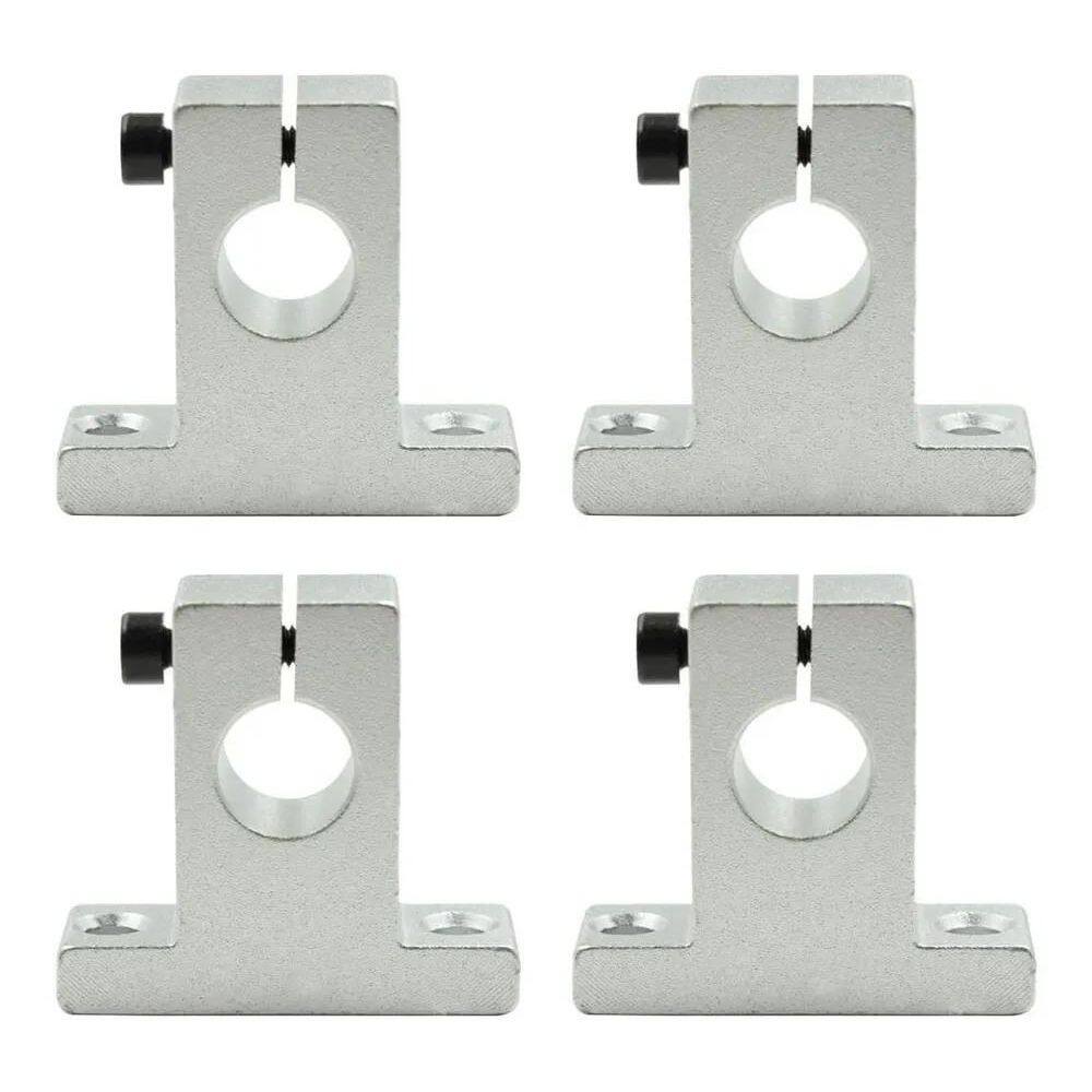 2X Kit 4 Suporte Para Eixo Guia Linear 16Mm Sk16