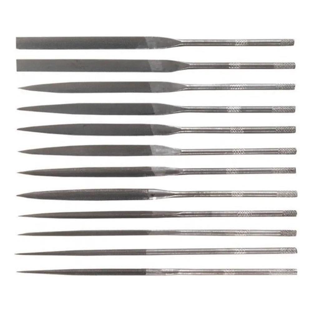 Jogo Lima Agulha Bastarda 140 Mm 12 Pçs