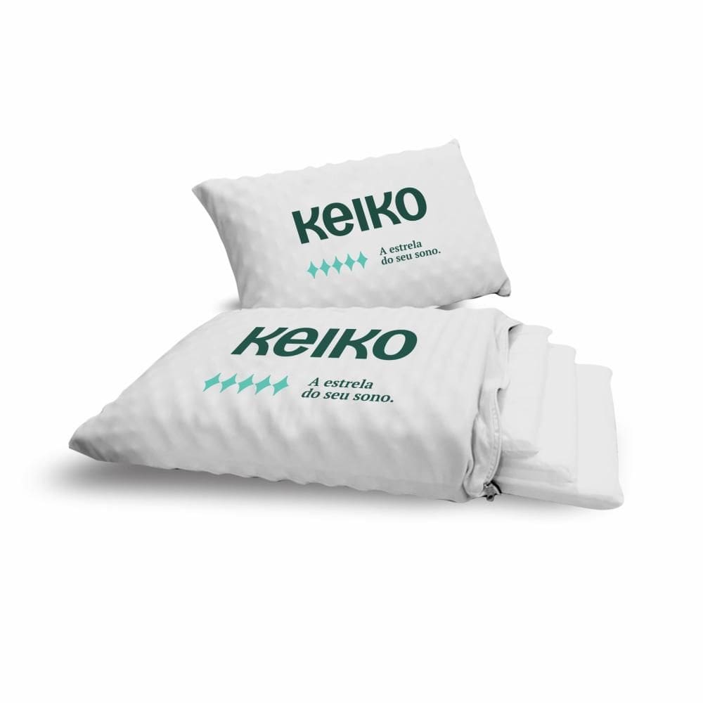 Kit 2 Travesseiros Ajustáveis Tecido Inteligente Keiko