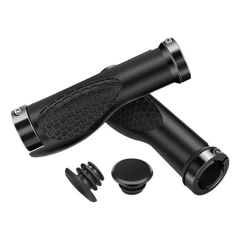 2X Manopla Luva Punho Com Travas De Alumínio Mtb Bicicleta C