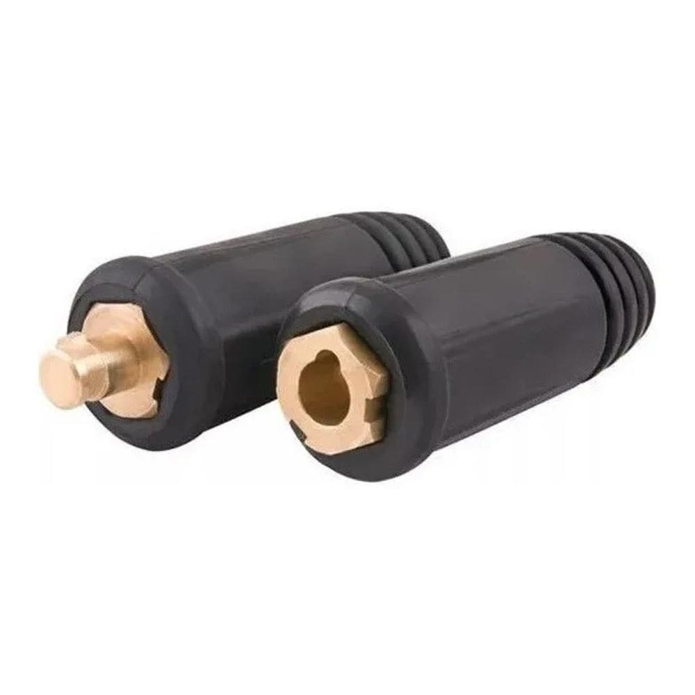 2X Conector Engate Rápido Macho/Fêmea 9Mm Cabo De Solda 10-2
