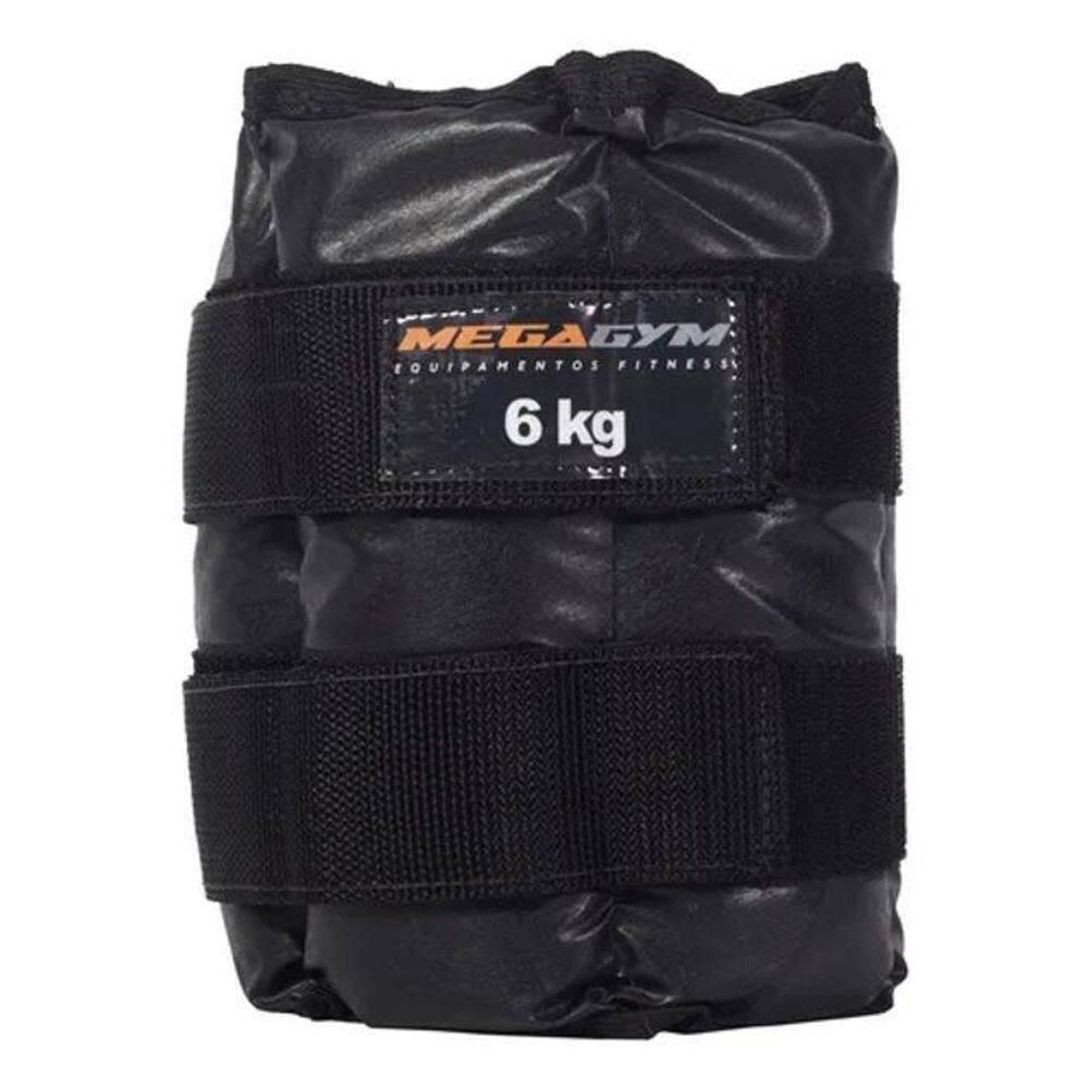 Caneleira Tornozeleira 6Kg Em Náilon Impermeável Peso De Per