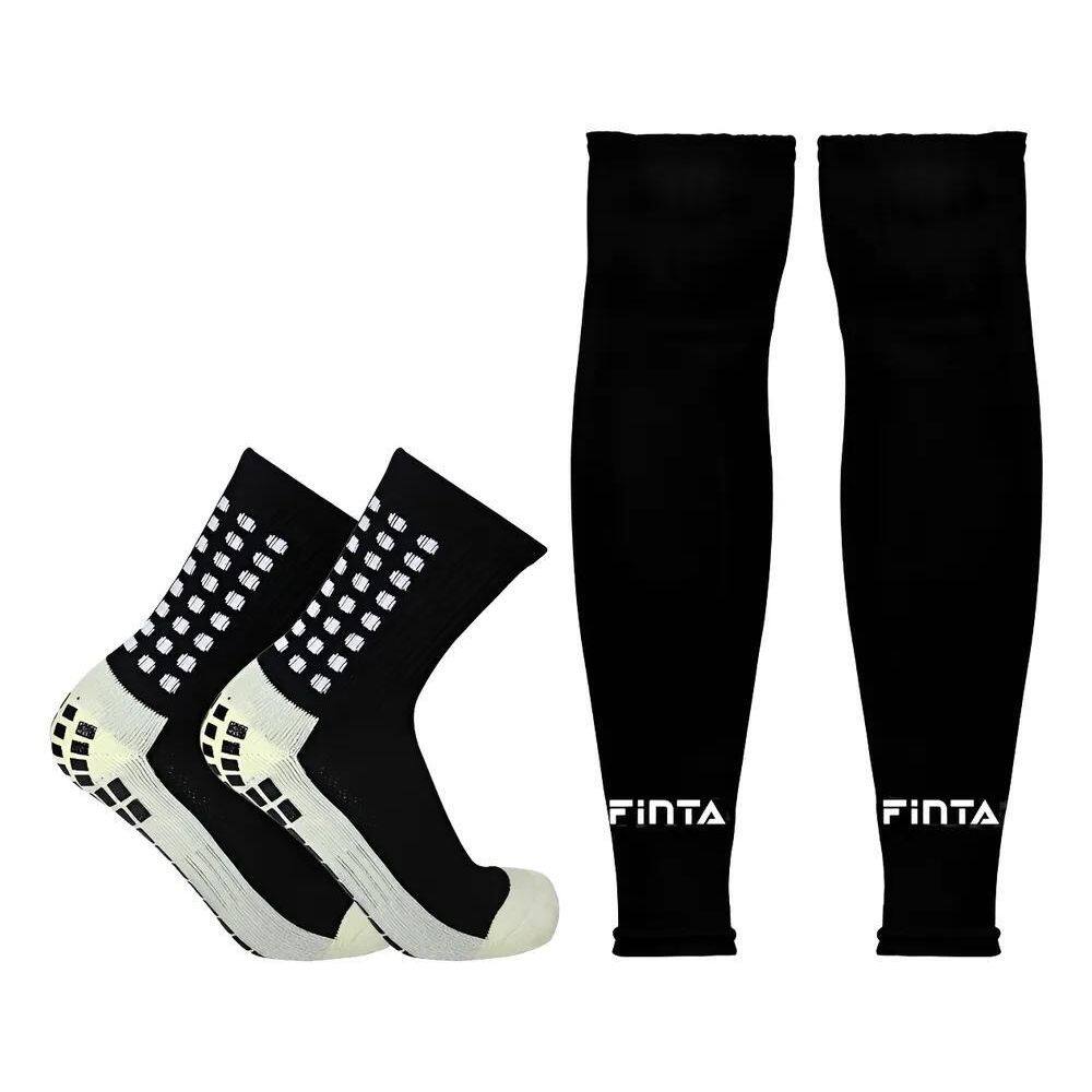 2X Kit Meia Antiderrapante Tipo Trusox + Meião Cortado Canel