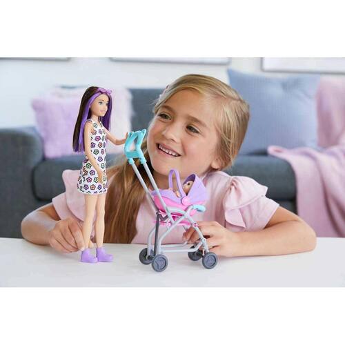Conjunto de brinquedos Barbie Skipper Babysitters Inc Casas Bahia