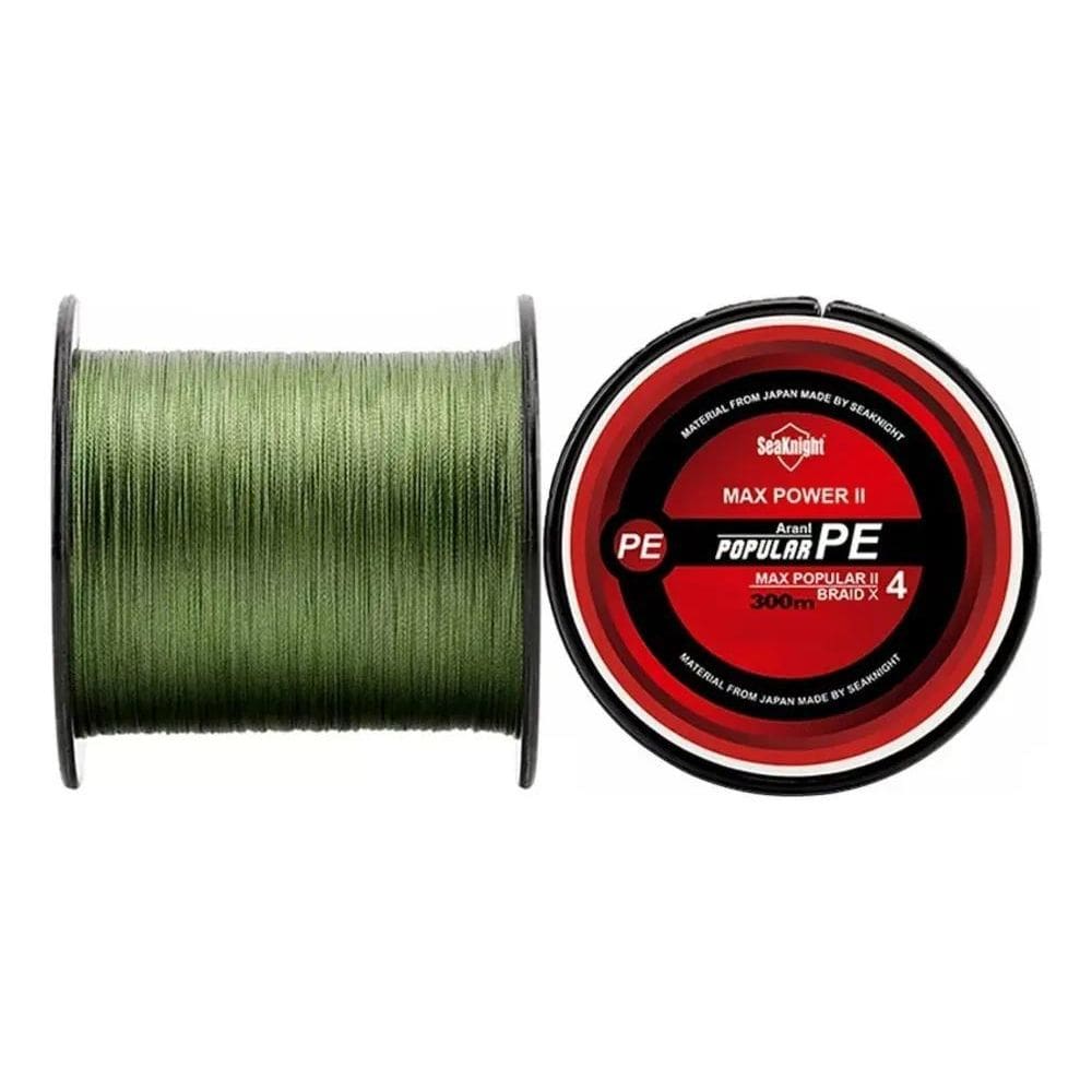 2X Linha De Pesca 300 Metros Multifilamento X4 Forte Escolha