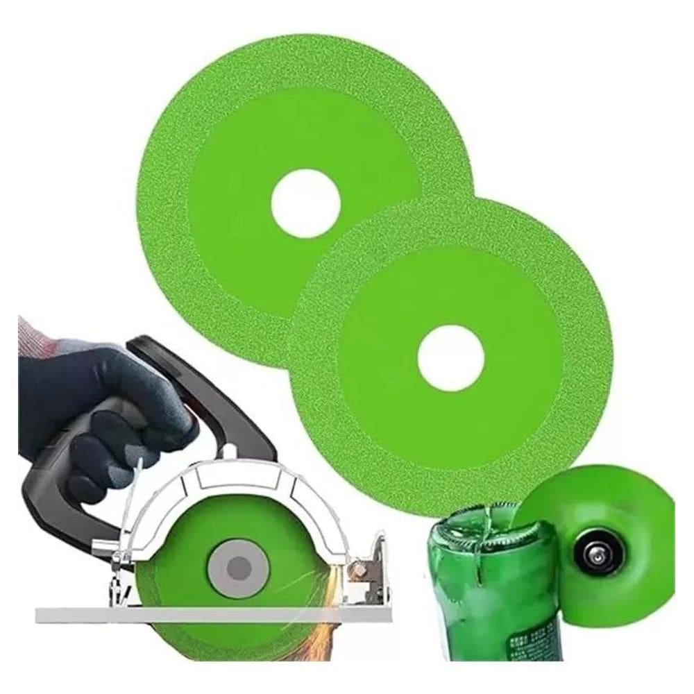 2X 3 Discos De Corte De Vidro, Espelho E Porcelanato 100Mm C