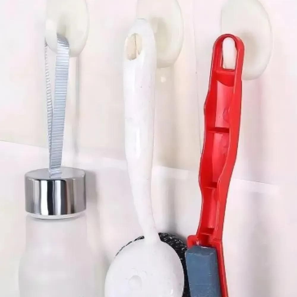 2X Kit 9 Ganchos Adesivo De Parede Super Aderência E Resiste