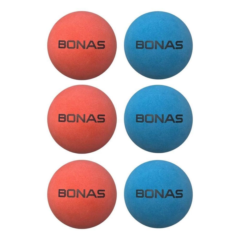 2X 6 Bolinha Semi Profissional Borracha N3 Frescobol